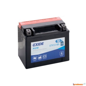 Akumulator motocyklowy 12v 10ah 150a Exide ET... - Układ elektryczny - Sanok - zdjęcie 1