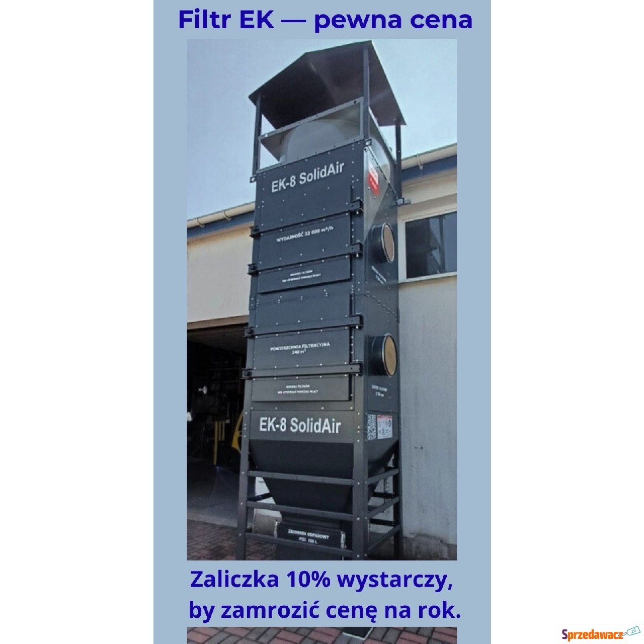 EK-8 SolidAir podciśnieniowy filtr...