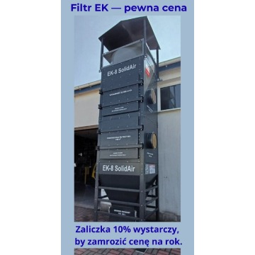 EK-8 SolidAir podciśnieniowy filtr przemysłowy