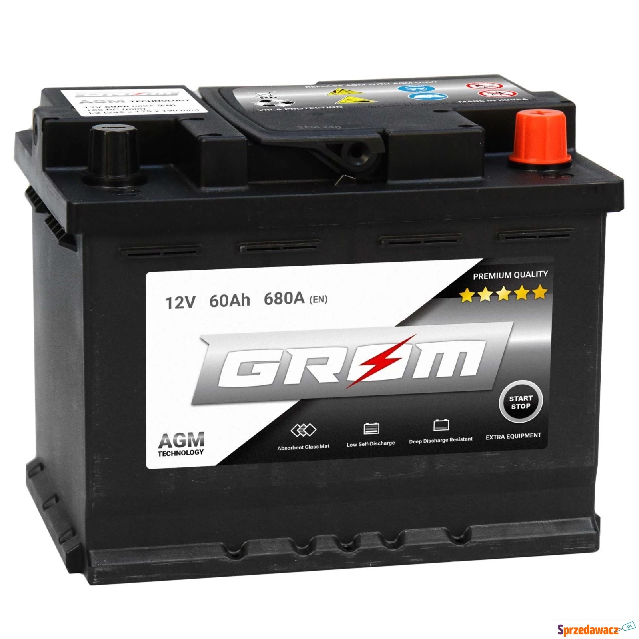 Akumulator Grom Agm Start&Stop...