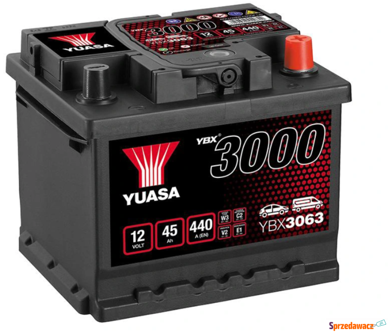 Akumulator 45Ah Yuasa 440A