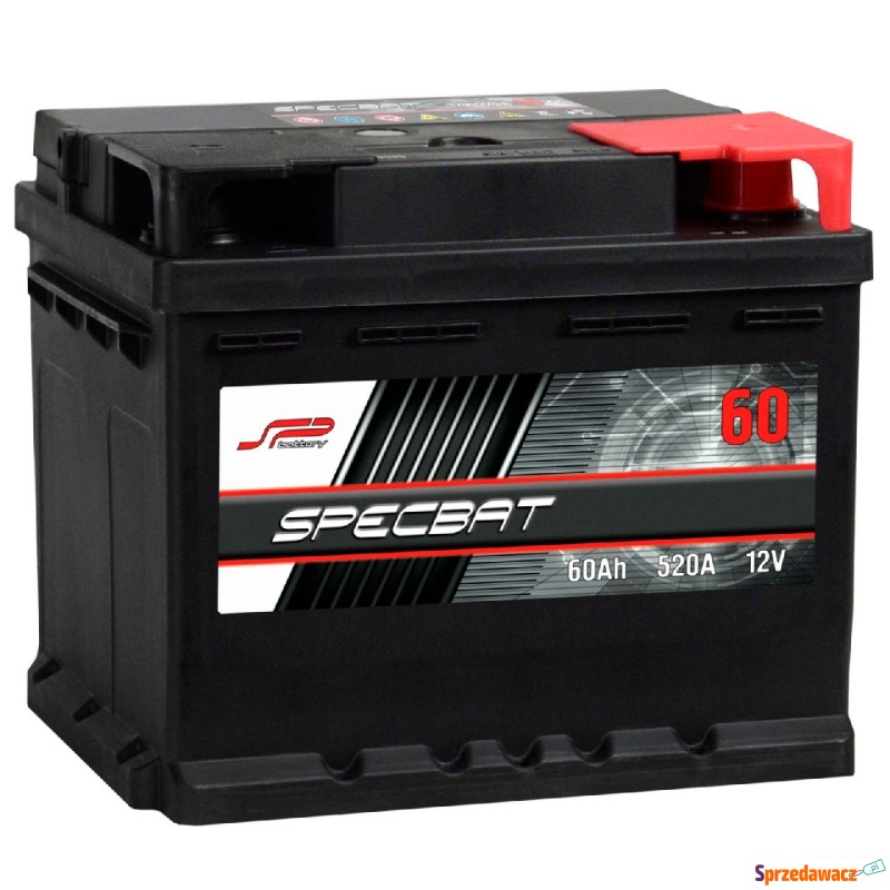Akumulator Specbat 60Ah 520A EN Prawy Plus niski - Akumulatory - Warszawa