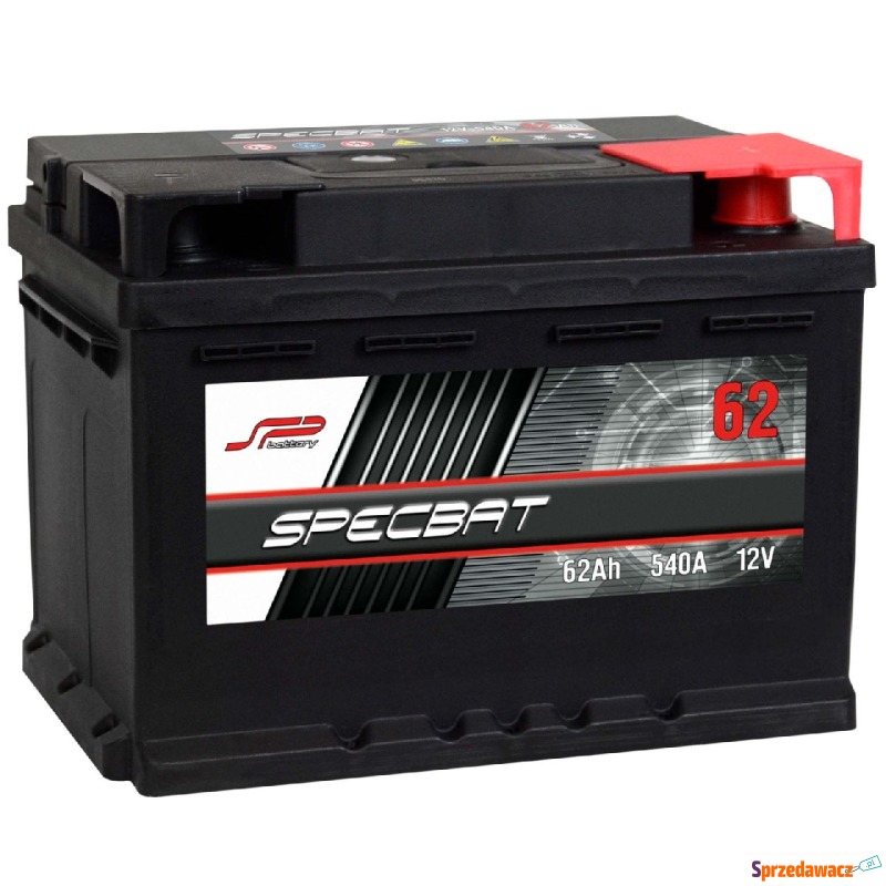 Akumulator Specbat 62Ah 540A EN Prawy Plus wysoki - Akumulatory - Warszawa