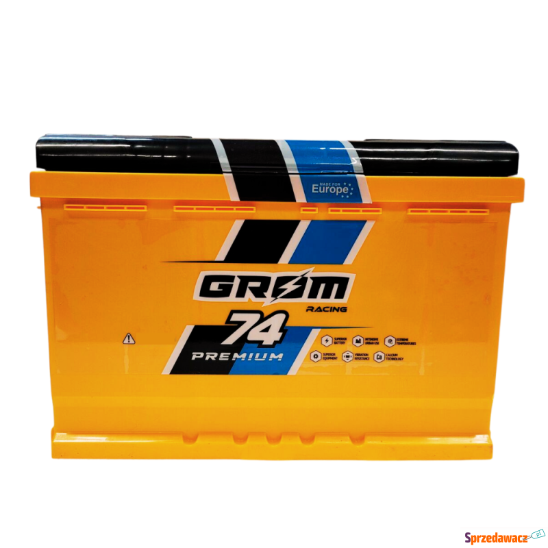 Akumulator 74Ah 720A Grom Racing - Akumulatory - Sanok