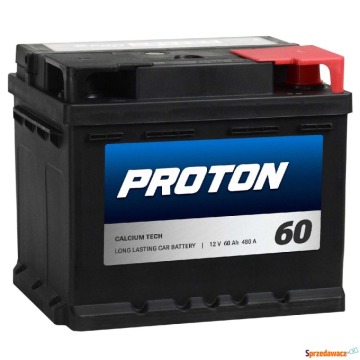 Akumulator 60Ah 480A Proton - Akumulatory - Sanok - zdjęcie 1