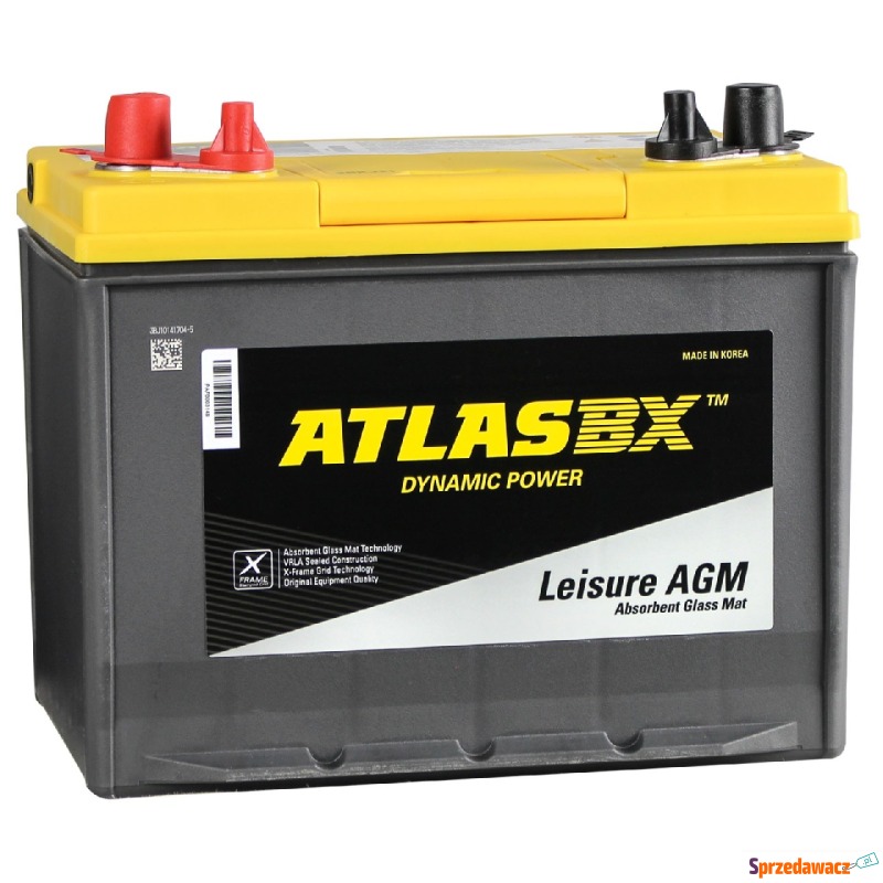 Akumulator Atlas AGM bx Dynamic power 75Ah 900A - Akumulatory - Sanok