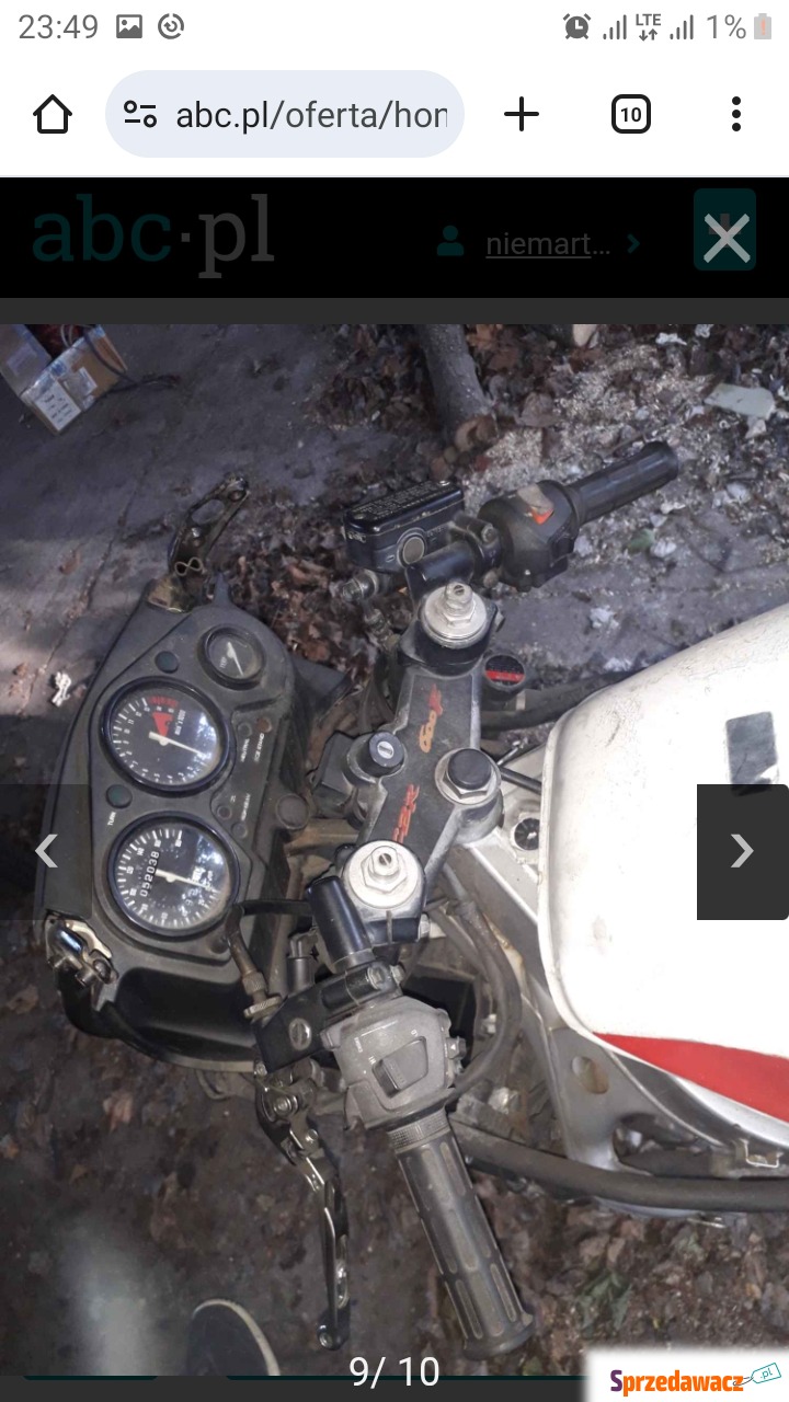 Honda CBR 600 biała