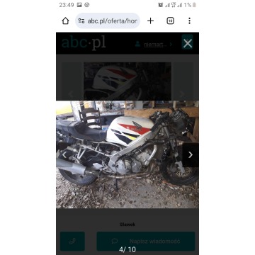 Honda CBR 600 biała - Motocykle sportowe - Warszawa - zdjęcie 3