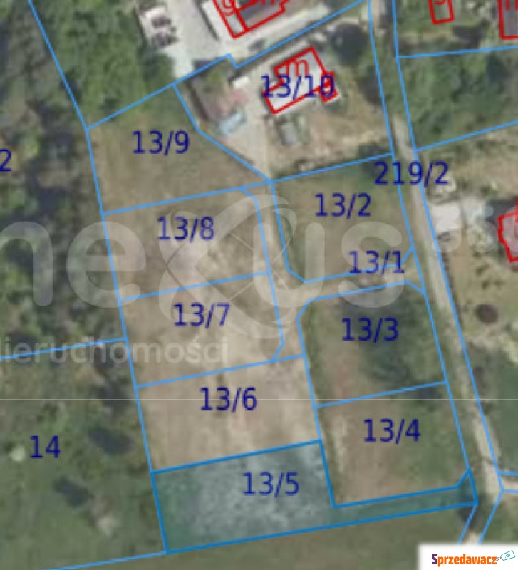 Działka budowlana Sądrożyce sprzedam, pow. 1227 m2  (12.3a)