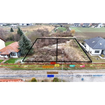 Działka budowlana Leszno sprzedam, pow. 1326 m2  (13.3a) - zdjęcie 2