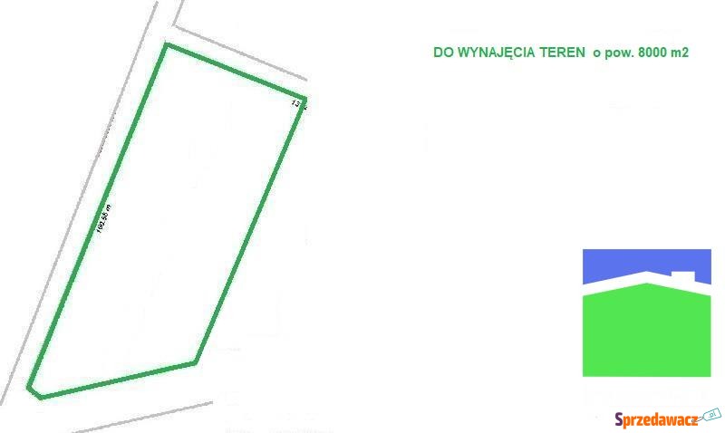 Działka Łódź wydzierżawię, pow. 8000 m2  (0.8ha), uzbrojona