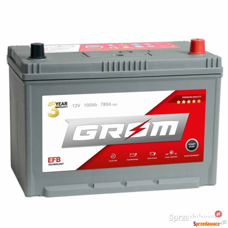 Akumulator 100ah 780A EN Grom EFB...