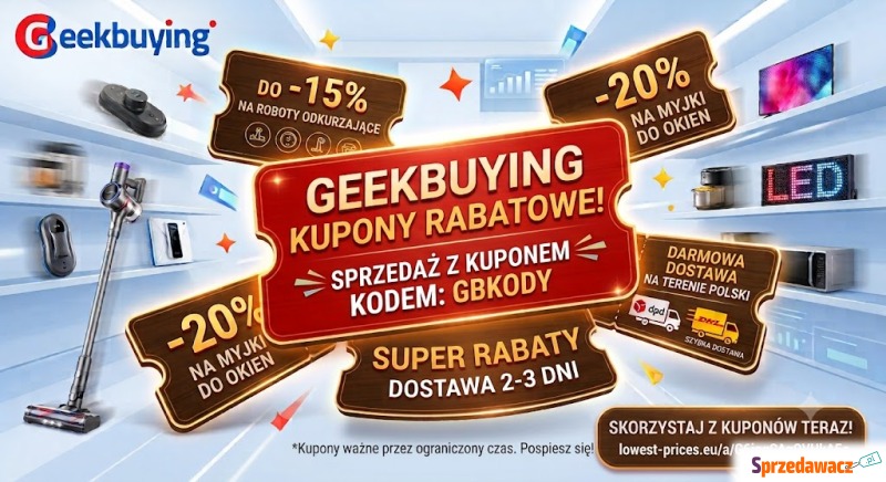 Kody rabatowe Geekbuying do -60%...