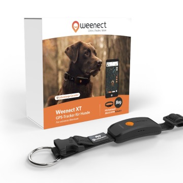 Weenect Pet GPS Tracker XT dla psów - czarny