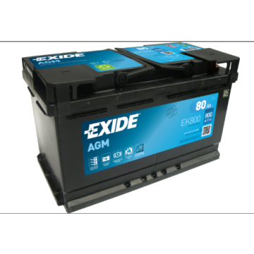 Akumulator 80Ah Exide agm EK800 800A Płock Ch... - Akumulatory - Płock - zdjęcie 1