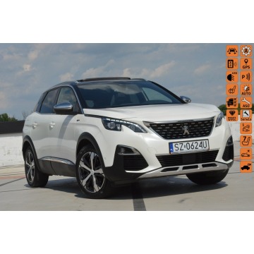 Peugeot 3008 - 2.0 HDi 180 GT Panorama/Ele.fotele/Nawigacja/Kamera/Alu/Skóra/Focal
