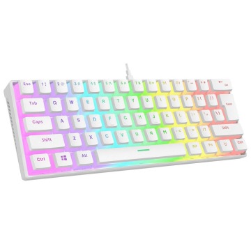 Klawiatura Klawiatura gamingowa Rampage Radiant K11 60% RGB Blue Switch przewodowa mechaniczna podśw