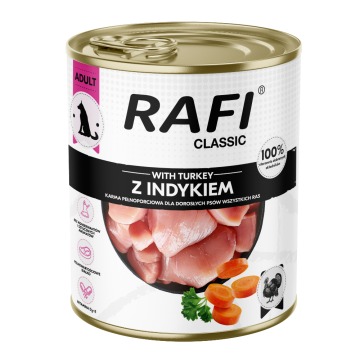 Rafi Dog Classic, 12 x 800 g - Indyk