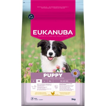 Eukanuba Premium Nutrition Puppy Medium Breed, kurczak - 3 kg