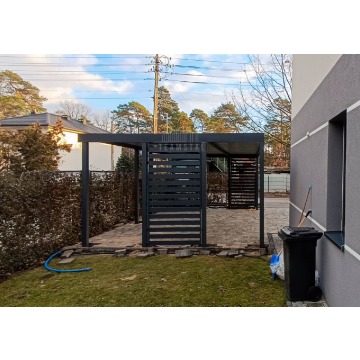 Carport PREMIUM - Wiata samochodowa 7x3 - antracyt... - Garaże i wiaty - Łomża - zdjęcie 4