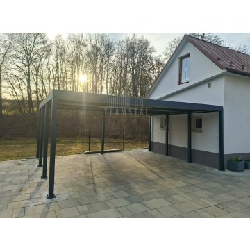 Carport PREMIUM - Wiata samochodowa 7x5m - an... - Garaże i wiaty - Augustów - zdjęcie 4