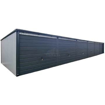 Garaż blaszany 18x5 m - brama uchylna x6- dach... - Garaże i wiaty - Kraśnik - zdjęcie 1