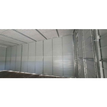 Garaż blaszany 18x5 m - brama uchylna x6- dach... - Garaże i wiaty - Kraśnik - zdjęcie 2