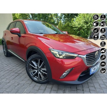 Mazda CX-3 - Skyactive Full Ledy Skóry Grz.Fotele Navi Kamera Full Opcja Zarejestr.