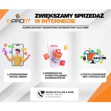 Przyciągnij nowych klientów i zaistniej w sieci - zwiększ sprzedaż z E-Prom