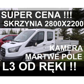 Ford Transit - 7-os Skrzynia 2800x2200 Hak 130KM Super Cena Od ręki !!