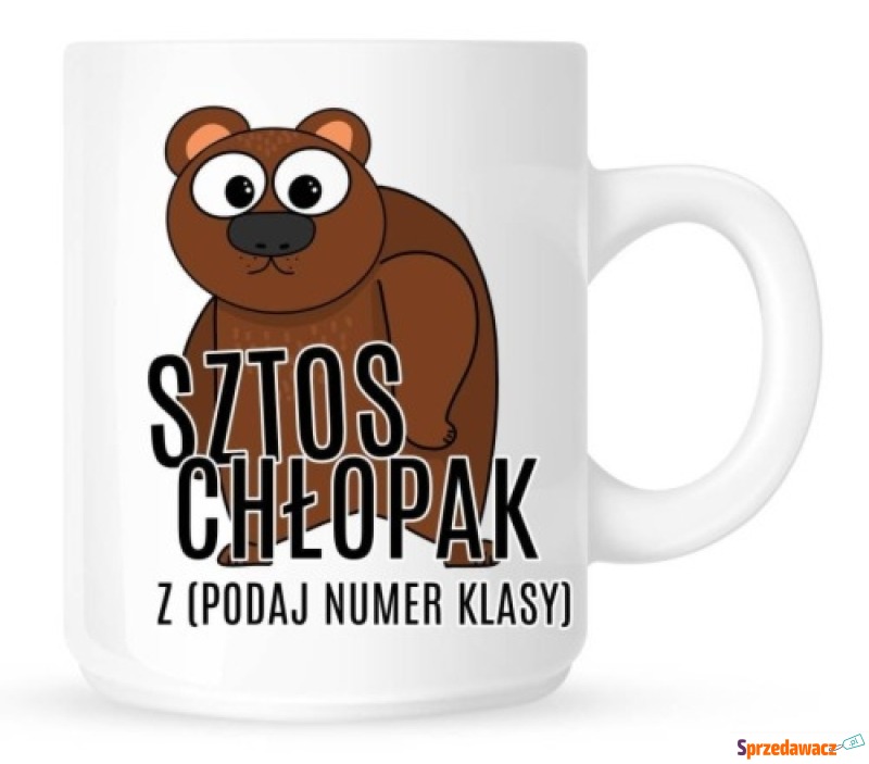 Kubek na dzień chłopaka w klasie