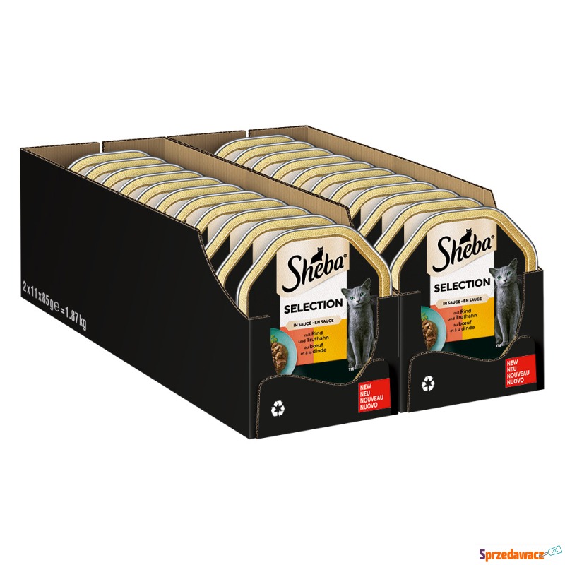 Sheba tacki, 22 x 85 g - Wołowina...