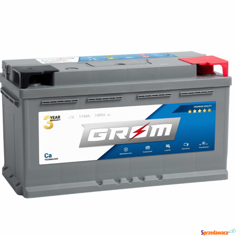 Akumulator Grom Premium 110Ah 900A...