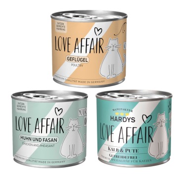 Korzystny pakiet Hardys LOVE AFFAIR, 24 x 200 g / 185 g - Pakiet mieszany (3 smaki, 24 x 200 g)