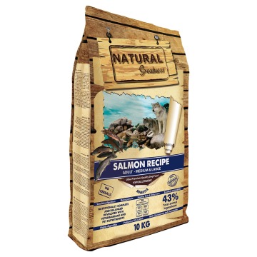 Natural Greatness Karma dla psów z łososiem - 10 kg