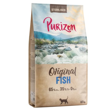 Purizon Sterilised Adult Ryba - bez zbóż - NOWOŚĆ: 2 x 6,5 kg