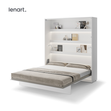 Półkotapczan pionowy BC-13 Bed Concept 180x200 cm 180x200 cm, Biały lenart, meble lenart, lenart bed