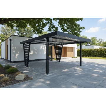 Carport V PREMIUM 4,8x5m - Wypełnienie panelami... - Garaże i wiaty - Chojnice - zdjęcie 2