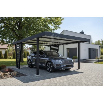Carport V PREMIUM 4,8x5m - Wypełnienie panelami... - Garaże i wiaty - Chojnice - zdjęcie 4