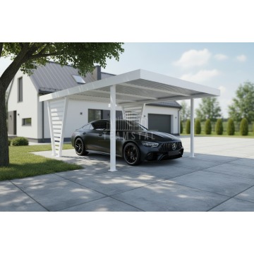 Carport V PREMIUM 4x5m - Wypełnienie panelami... - Garaże i wiaty - Morąg - zdjęcie 2
