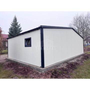 Garaż blaszany 6x6 + wiata 3x6 brama segmentowa... - Garaże i wiaty - Kielce - zdjęcie 4