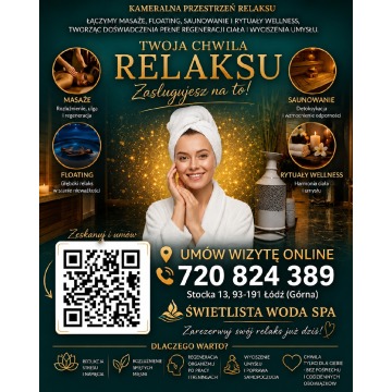 SPA ŁÓDŹ Świetlista woda Spa