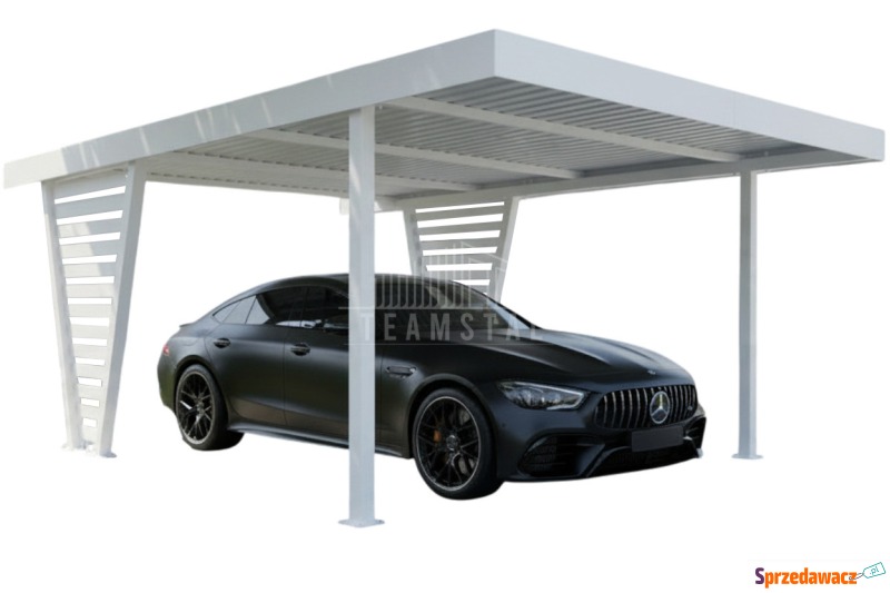 Carport V PREMIUM 4x5m - Wypełnienie panelami... - Garaże i wiaty - Morąg