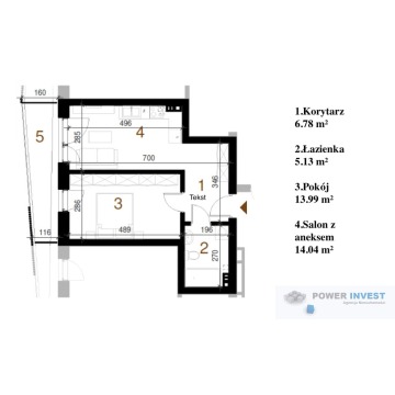 Mieszkanie dwupokojowe Leszno,   40 m2 - Sprzedam - zdjęcie 6