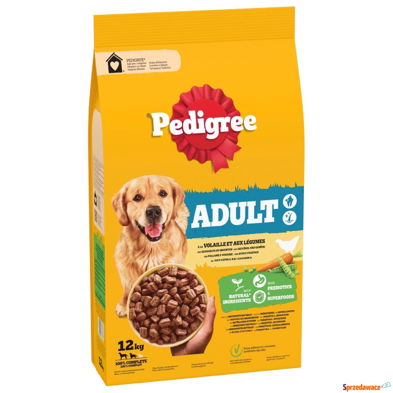 Pedigree Adult, z drobiem i wa...