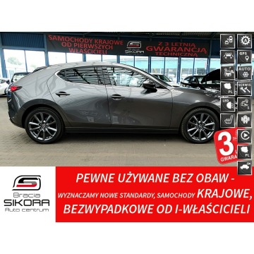Mazda 3 - AUTOMAT 150KM Fulled+NAVI+Kamera+HEAD-UP Krajowy Bezwypadkowy 1-WŁAŚCI