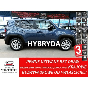 Jeep Renegade - 1,5 130KM HYBRYDA Limited AUTOMAT ACC+Led+Navi GWARANCJA Kraj Bezwypad
