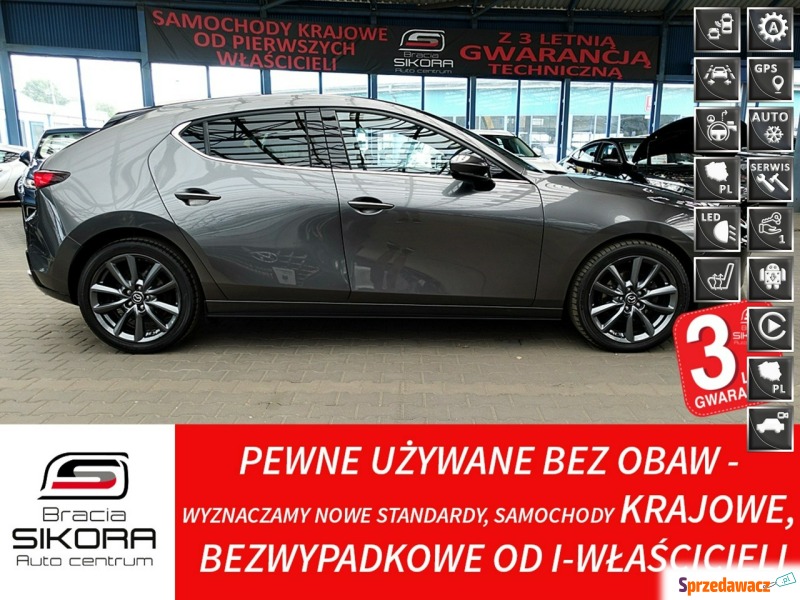 Mazda 3  Hatchback 2021,  2.0 benzyna, automat - Na sprzedaż za 86 900 zł - Mysłowice