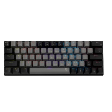 Klawiatura Klawiatura gamingowa White Shark Wakizashi Red przewodowa mechaniczna podświetlana szaro-