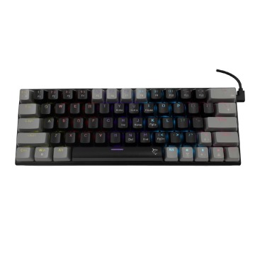 Klawiatura Klawiatura gamingowa White Shark Wakizashi Red przewodowa mechaniczna podświetlana czarno